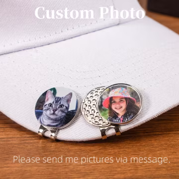 Logo Golf Marker, Golf Hat Clip, Personalized Golf Marker, Custom Photo Golf Gift, Custom Logo Golf Marker, Golf Accessory, Golf Lover Gifts