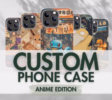 Custom Anime Phone Case – Japanese Ukiyo-e Anime Art