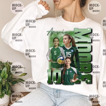 Personalized Volleyball Mom PNG: Custom Player T-Shirt Design (Digital Download)