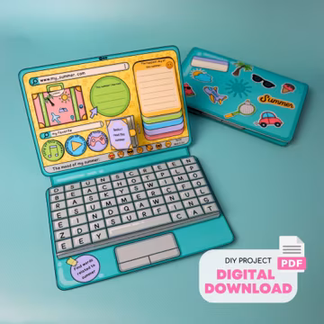 Printable Lapbook My Summer DIY, Homeschool Printable