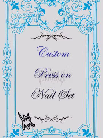 Custom Press On Nail Set