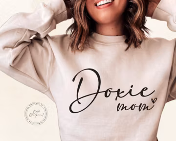 Doxie Mom SVG, PNG, Heart Svg, Dachshund, Doxie Mom, Doxie, Mom, Mama, Svg Files For Cricut, Laser Cut, Digital, Sublimation, Svg, Trendy