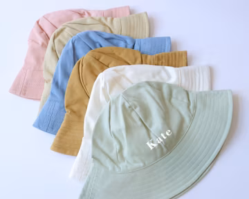 Personalized Bucket Hats, Baby/Kids Bucket Hat, Hats with Name/Logo, Custom Embroidered Hat, Boys Beach Hat, Girls Sun Hat, Summer Gift