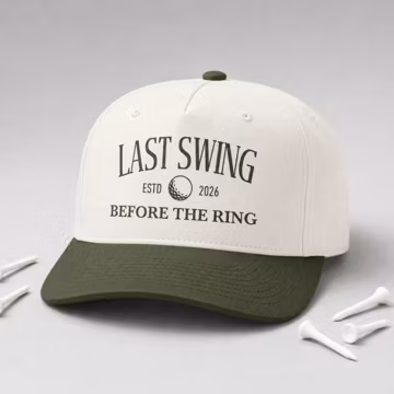 Custom Golf Bachelor Party Hats, Personalized Golf Trip Bachelor Hats, Bachelor Party Golf Gifts for Wedding Party, Wedding Golf Hats
