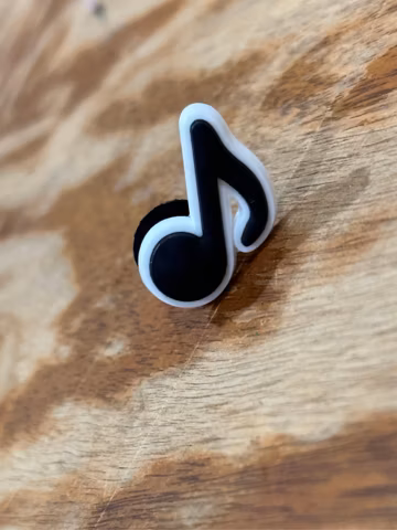 Music Note Shoe Charm, Musician Shoe Charms, Shoe Decoration