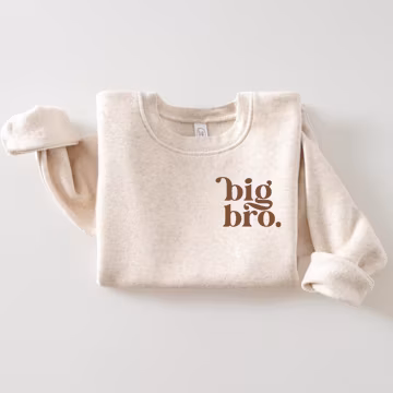 Big Bro Sweatshirt| Big Brother| Big Brother Gift| Toddler Sweatshirt| Brother Announcement| Birth Announcement| Kids Hoodie| Big Bro Sweat