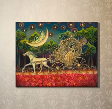 Nephthys Art Print: Mystical Goddess, Esoteric Mythology (20x24)