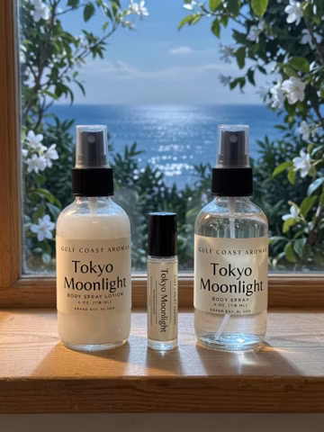 Tokyo Moonlight Collection - Perfume Oil - Body Spray - Spray Lotion