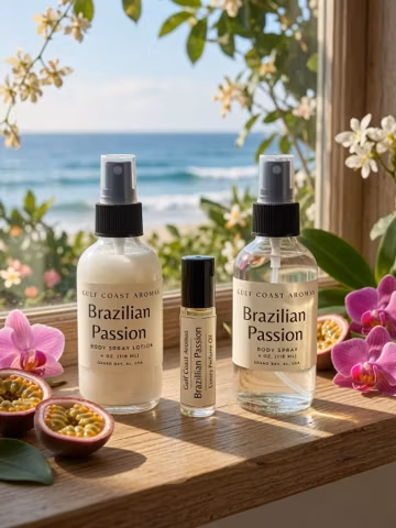 Brazilian Passion Collection | Perfume Oil, Body Spray, Spray Lotion