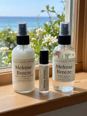 Melrose Breeze Collection - Perfume Oil - Body Spray - Spray Lotion