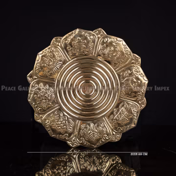 Brass Mandala: Sacred Geometry Art