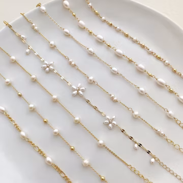 Dainty Natural Freshwater Pearl Bracelet,Pearl Beaded Bracelet,Flower Pearl Bracelet,Bridal Bracelet,Minimalist Bracelet,Bridesmaid Gifts