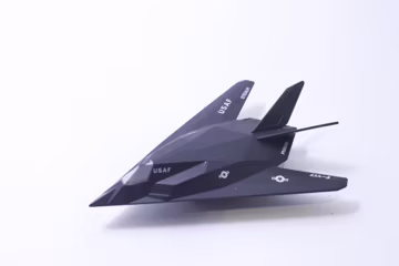 Lockheed F-117 Nighthawk, Stealth Aircraft, Toy Vehicle, Black, Plane, Miniature, ~ 241120-SHC SHC-001