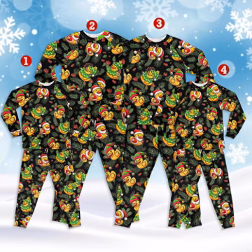 Funny Duck Christmas Pajamas, Family Christmas PJs Set, Holiday Sleepwear Matching Outfits, Kids Christmas Pajamas, Xmas Duck Loungewear