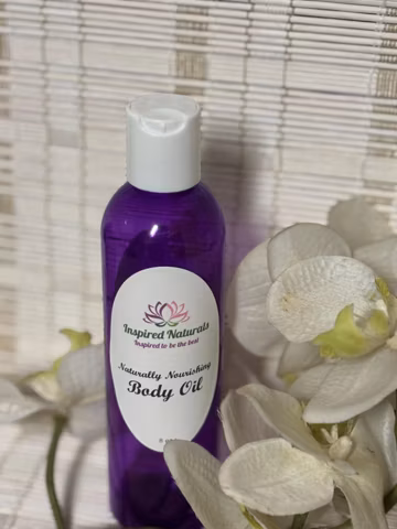 BLACK AMBER & LAVENDER Natural Nourishing Organic Body Oil Glowing Skin Hydration Supple Smooth After Shower bath | Free Shipping 8 oz