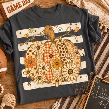 Stripes Preppy Fall Pumpkin Boho Floral PNG, Coquette Floral Autumn PNG, Pumpkin Png, Gingham, Thanksgiving png, Pumpkin Spice, Leopard,Dots