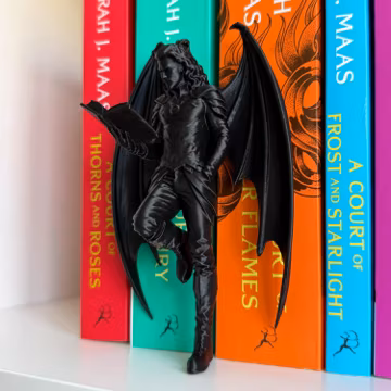 ACOTAR Cassian Bookshelf Insert, Bat Boy Book Nook Decor, Night Court Figure