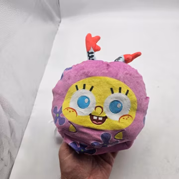 TeeTurtle SpongeBob Squidward Reversible Plush Stuffed Toy Small Purple Cute