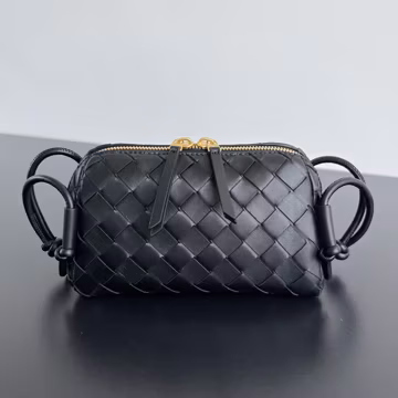 Leather Woven Shoulder Bags, Handmade Lambskin Weaved Handbag, Women's Genuine leather Purse