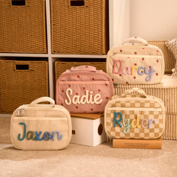 Customized Kids Lunchbag | School Lunch Bag | Personalized Handmade Kids Lunchbag | Lunchbox Bag | Picnic Bag | Back to School | Toddler