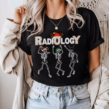Radiologist Christmas Tee, X-ray Tech T-Shirt, Rad Tech T-Shirt, Radiology School Shirt, Rad Work Shirt, Rad Tech, Radiology Shirt x-mas