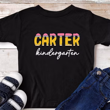 Personalized Back To School Shirt: First Day Tee with Kid Name