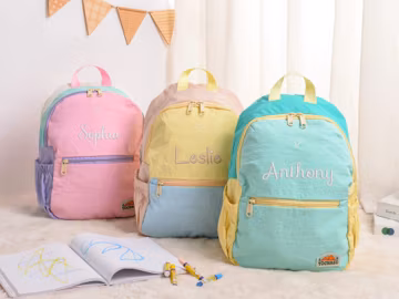 Personalized Toddler Backpack With Name, Embroidery Kids School Bag,First Day Of School Gifts