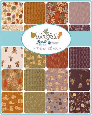 Moda Windfall Charm Pack, 5" Fabric Squares, Fancy That Design House Fabric, 45650PP, SQ61