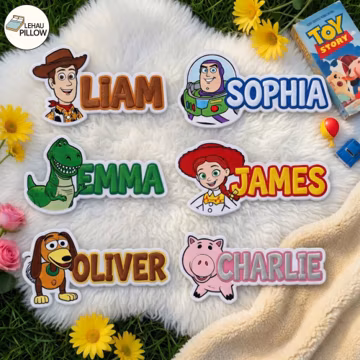 Embroidered Custom Name Cartoon Characters Patch, Custom Cowboy Movie Patch, Magical Land Patches,IronOn Applique for Clothing Hats Backpack