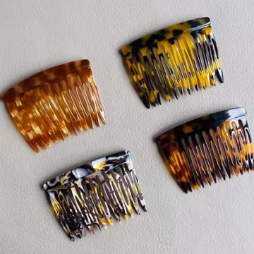 French Acetate Hair Comb: Vintage Minimalist Updo Fork