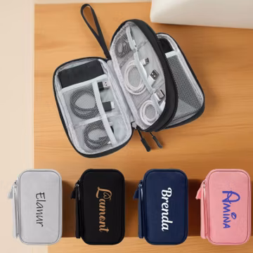 Cord Storage Bag,tech organizer,Travel Charger Bag,Gift for Him or Her,cable organizer,Portable Storage,Organizer Bag,Travel Organizer