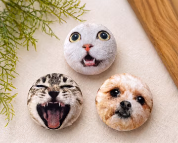 Personalized Plush Pet Face Pin from Photo, Custom Cat Dog Badge, Soft Button Brooch, Cute Animal Pet Birthday Gift, Pet Lover Keepsake