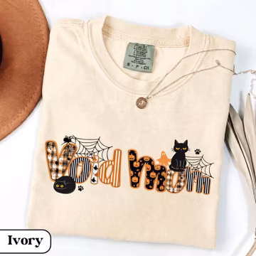 Void Mom Shirt, Funny Black Cat Mom Tee, Halloween Cat Lover Gift, Comfort Colors Spooky Cat Shirt, Black Cat Owner Fall Tshirt