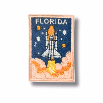 Space Coast Florida Patches Iron On