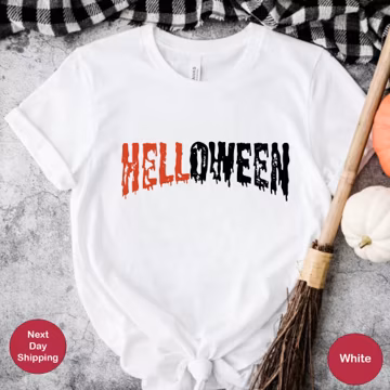 Helloween T-Shirt, Halloween Fire Shirt, Retro Halloween, Halloween Gift, Halloween Shirt, Hell Shirt, Spooky Season, Funny Halloween Shirts