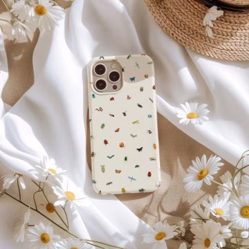 Little Bugs Phone Case, Insects, Entomology, Butterflies Phone Cover, iPhone 17 16 15 14 13 12 11 Pro, Samsung Galaxy S25 S24 S23 S22 S21