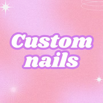 Custom Hand Painted Press On Nails, Design by Photo, Unique Gifts