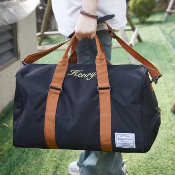 Men's custom duffel bag,Personalized weekend bag,Embroidered groomsmen bag,Embroidered travel bag with name,Best men's gift,Groomsmen gift