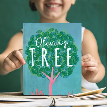 Plant a Tree Personalized Story Book | 1st Birthday Gift | Christening or Baptism Keepsake