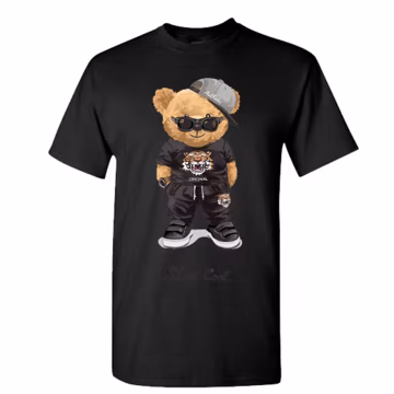 Teddy Bear Graphic T-Shirt, Unisex DTF Print