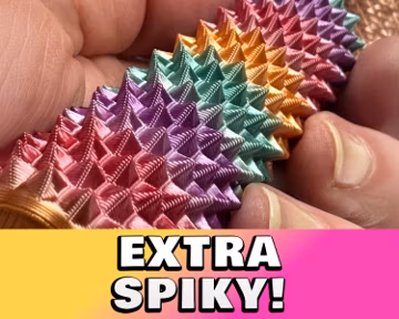Rainbow Spiky Sensory Roller: Fidget Toy for Focus & Grounding