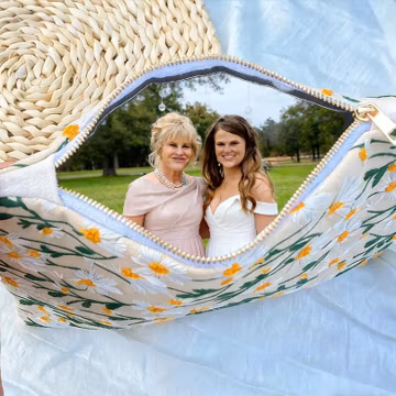 Handmade Photo Lining Purse, Mother of the Bride Gift, Mother of the Groom Gift, Wedding Pursem, Personalized Gift for Mom