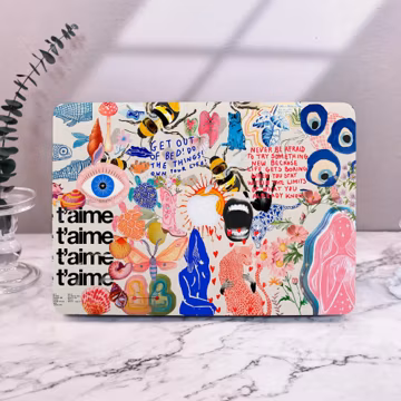 Modern Collage Style Macbook M2 Air 13 A2681 MacBook Case Macbook Pro 13 A2338 Pro 14 A2779 Pro 16 2022 Pro 13/15 Inch Unique Laptop Case