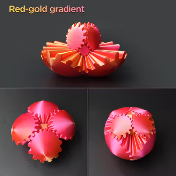 Gear Sphere Fidget Toy – Articulating Stress Reliever, ADHD & Anxiety Desk Toy, Unique Gift for Kids, Adults, Made in USA