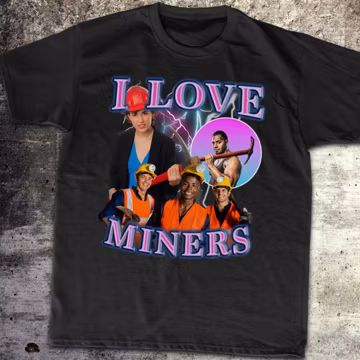 I Love Miners Tee, Mining Enthusiast Shirt, Miner Gift, Funny Mining Tshirt, Mining Humor Top
