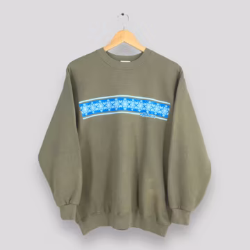 Vintage 90s Off Shore Sport Usa Sweatshirt Large Off Shore Printed Logo Surfing Sweater Ocean Island Surf Wear Pullover Wave Beach Jumper L