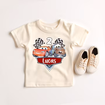 Cars Birthday Boy Shirt, McQueen Family Birthday Tee, Tow Matter Kids Sweatshirt, Pixar Lightning Birthday Gift, Cars Party Tees