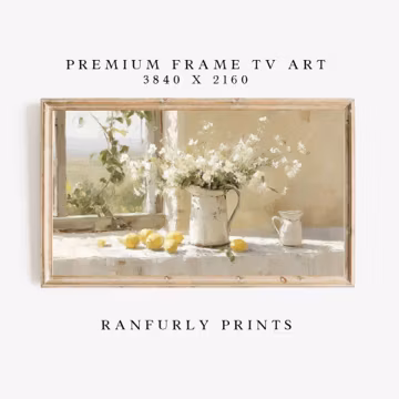 Lemon Cottage Still Life | Samsung Frame TV Art Download