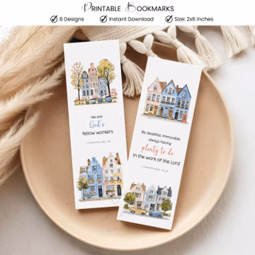 JW Bookmarks Pioneers Gifts Printable Encouraging Ministry Bible Verses Bookmarks Digital Download PDF