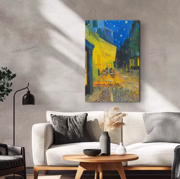 Van Gogh Cafe Terrace Night Canvas Print: Colorful Wall Decor